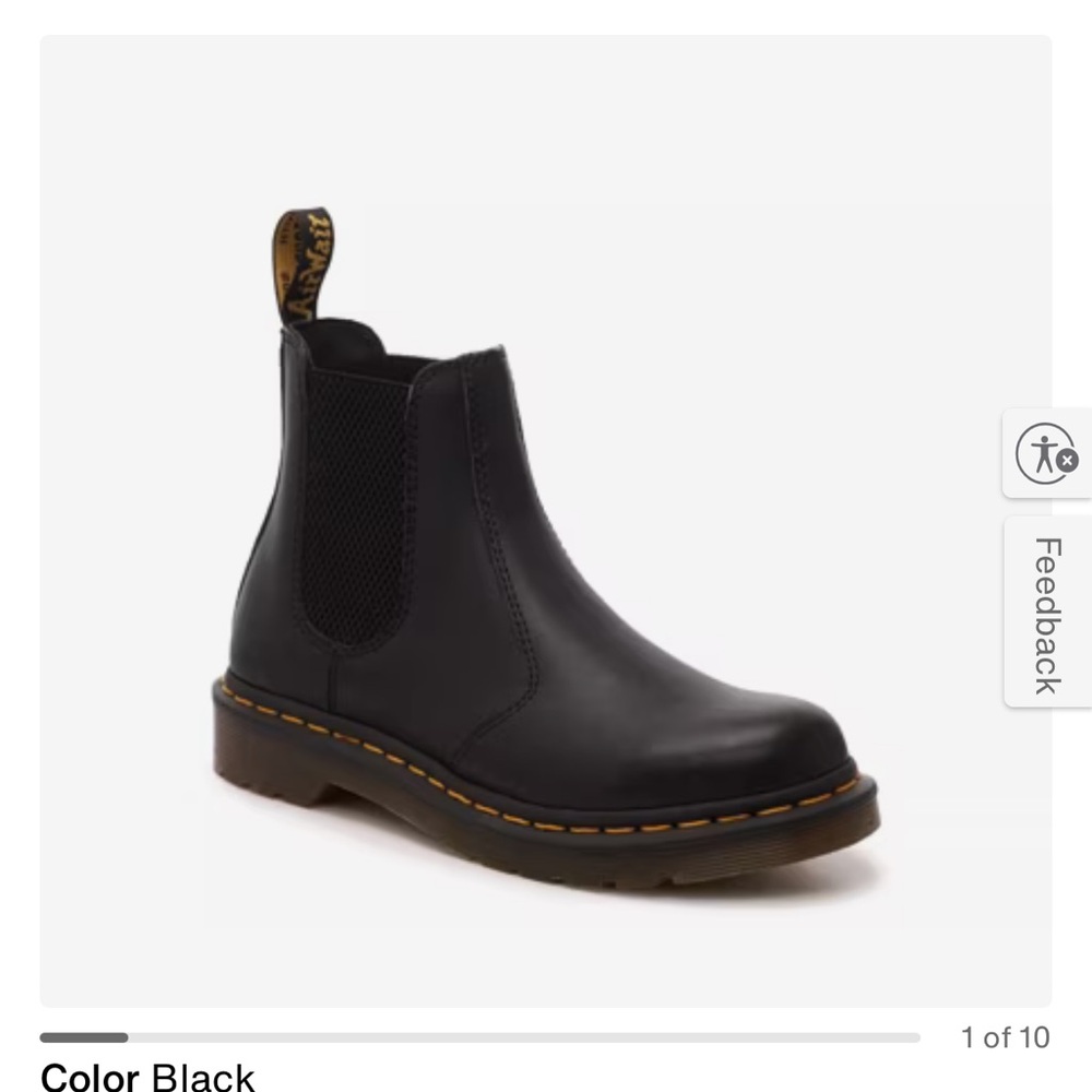 Dr. Martens Black Leather Chelsea Boots